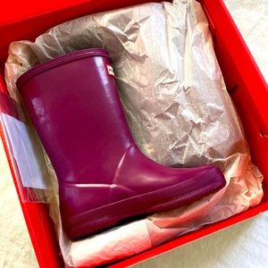 Kids Hunter Rain Boots in Violet - New in Box